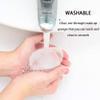 AKOAK 2 Pieces Silicone Makeup Sponge - Transparency Face Applicator and Blender Makeup Puff Pad for All Liquid Foundation Cream, CC Cream, Concealer, Primer and BB Cream Applicator view 4