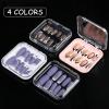 20pcs Press On Nail Packaging Boxes with 60pcs Double Sided Adhesive Nail Tape Acrylic Press On Nail Storage Box in 4 Colors Artificial Nail Display Box for Press on Nail Business Nail Art Nail Salon view 2