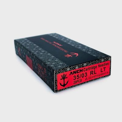 ANCH CARTRIDGE TATTOO NEEDLES SOLID ROUND LINER 12# 0.35 RL NEEDLES 20PCS/BOX (1205RL LT)