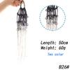 Yfsmyxgs Synthetic Colorful Braid Braid Ponytail Braided Wig Braid Elastic Hair Band Braided Hair Band Rubber Band Ponytail(AJ47-B26) view 2
