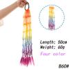 Yfsmyxgs Synthetic Colorful Braid Braid Ponytail Braided Wig Braid Elastic Hair Band Braided Hair Band Rubber Band Ponytail(AJ47-B60) view 2