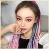Yfsmyxgs Synthetic Colorful Braid Braid Ponytail Braided Wig Braid Elastic Hair Band Braided Hair Band Rubber Band Ponytail(AJ47-B60) view 3