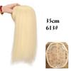 Yfsmyxgs Synthetic Hair Pieces Brown Topper Wig 13x10cm Women Clip In Hair Extensions Base With 3 Clip In Hair Toupee(#35) view 2