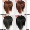 Yfsmyxgs Synthetic Hair Pieces Brown Topper Wig 13x10cm Women Clip In Hair Extensions Base With 3 Clip In Hair Toupee(#35) view 3