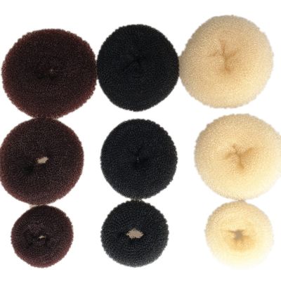 Donut Hair Bun Maker 9 Pieces, Hair Bun Maker Kit,Hair Bun Shaper Set,Doughnuts Ring Styler Maker,Hair Doughnut Shaper for Short and Thin Hair (9Pcs)