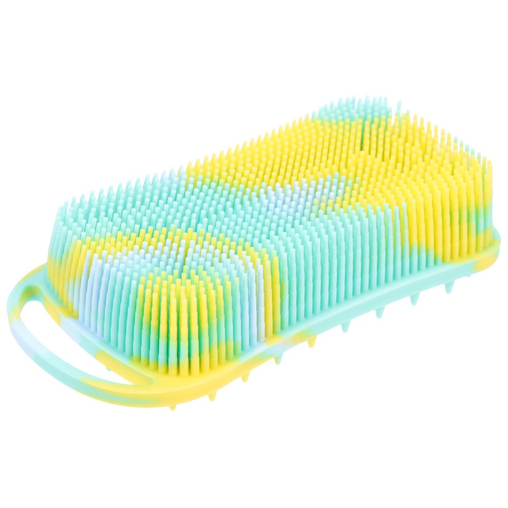 Beavorty Silicone Body Scrubber Brush Gentle Bristles for Exfoliating Massage Shower Dual-Sided Design for Skin Cleansing and Improved Circulation