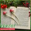 Taiyin 2 Pcs Mushroom Print Hair Sticks Cute Chopsticks for Women and Girls, Bun Sticks for Long Hair (Red) view 4
