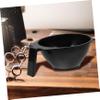 OSALADI Hairdresser Hair Dye Bowl Set 5pcs Hair Mixing Bowls Salon Supplies Random Color view 2