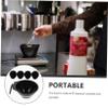 OSALADI Hairdresser Hair Dye Bowl Set 5pcs Hair Mixing Bowls Salon Supplies Random Color view 4