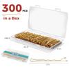 300 Pcs Bobby Pins Blonde, Hair Pins for Women Girls and Kids (Blonde) view 2