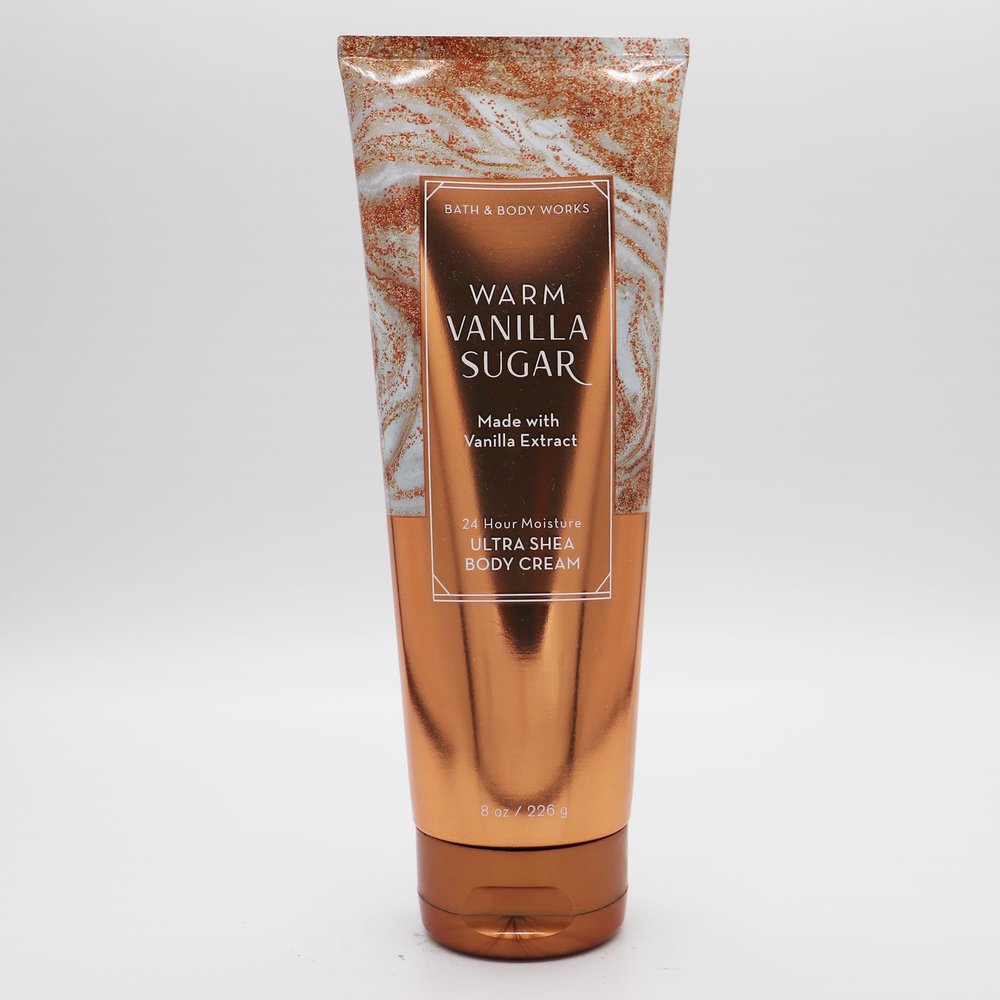 Bath + Body Works - Warm Vanilla Sugar Ultimate Hydration Body Cream 8 oz