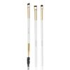 ENZO KEN Flat Angled Eyebrow Brush & Fine Angled Eyeliner Brush & Eyelash Brush Set, Fine Angled Brow Brush, Flat Eyebrow Brush, Eyeliner Brush, Winged Eyeliner Brush Angled. (163-3P) view 1