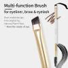 ENZO KEN Flat Angled Eyebrow Brush & Fine Angled Eyeliner Brush & Eyelash Brush Set, Fine Angled Brow Brush, Flat Eyebrow Brush, Eyeliner Brush, Winged Eyeliner Brush Angled. (163-3P) view 3