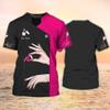 Nails Artist Diamond Personalized 3D Tshirt Manicurist Gift Custom Name, Nail Shirt, Nail Art Shirt, Custom Nail Tech 3D Shirt, Nail Artist Gifts, Gift for Manicurist/Gift-484 view 2