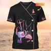 Barber Shop Personalized Name 3D Tshirt, Nail Shirt, Nail Art Shirt, Custom Nail Tech 3D Shirt, Nail Artist Gifts, Gift for Manicurist/Gift-484 view 2
