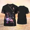 Barber Shop Personalized Name 3D Tshirt, Nail Shirt, Nail Art Shirt, Custom Nail Tech 3D Shirt, Nail Artist Gifts, Gift for Manicurist/Gift-484 view 3