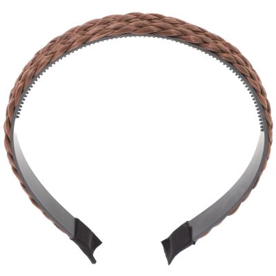 Lurrose Braided Headband - Synthetic Braided Hair Band, Hair Plaited Headband for Women