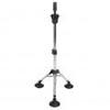 Adjustable Wig Stand,Tripod Aluminum Alloy Mannequin Head Stand for Cosmetology Hairdressing Training view 1
