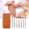 Ingrown Toenail Tool, 8pcs Stainless Steel Foot File Dead Skin Remover Foot Callus Shaver Foot Skin Planer Pedicure Tool Set for Ingrown Fingernail Care view 4