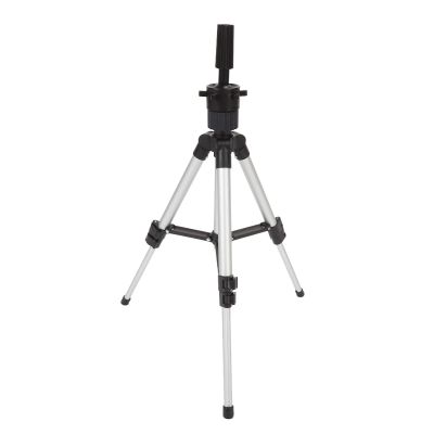 Mannequin Head Stand, Aluminum Alloy Adjustable Wig Stand Tripod for Cosmetology Hairdressing Training