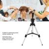 Mannequin Head Stand, Aluminum Alloy Adjustable Wig Stand Tripod for Cosmetology Hairdressing Training view 3