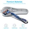 Enerfort Razor Case Compatible with Gillette Proglide Fusion Men's Razor, Manual Razor Travel Protector Case with Carrying Bag - Gray view 3