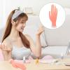 KALLORY 2pcs Nail Art Practice Hand Model Flexible Fake Hand for Manicure Training Lightweight and Sturdy Design Tool for Beginners and Professionals Convenient for Nail Art Design view 2