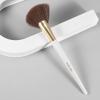 ENZO KEN Angled Fan Brush for Makeup, Thick Fluffy Blush Brush for Cheeks, Sculpt and Contour Bronzer Brush - White, 169L view 3