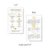 Spanish Lash Aftercare Instructions | 50pk | Cuidado Posterior de la Extensin de Pestaas | 2 x 3.5 inch Card for clients | Eyelash Extension Supplies marble gold beautiful, 2-3 week refills fillers view 3