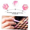 minkissy 50pcs double ended eyeshadow brush Eye Makeup Brush eyeshadow brush sticks Face Powder kit eye shadow brush makeup applicator Eyeshadow Plastic Sticks fan sponge travel view 2