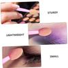 minkissy 50pcs double ended eyeshadow brush Eye Makeup Brush eyeshadow brush sticks Face Powder kit eye shadow brush makeup applicator Eyeshadow Plastic Sticks fan sponge travel view 3