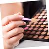 minkissy 50pcs double ended eyeshadow brush Eye Makeup Brush eyeshadow brush sticks Face Powder kit eye shadow brush makeup applicator Eyeshadow Plastic Sticks fan sponge travel view 4
