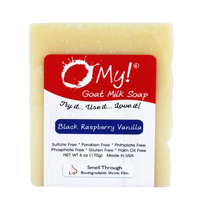 O My! Goat Milk Soap Bar 6oz | Made with Farm-Fresh Goat Milk | Free of Parabens & More | Handcrafted USA
