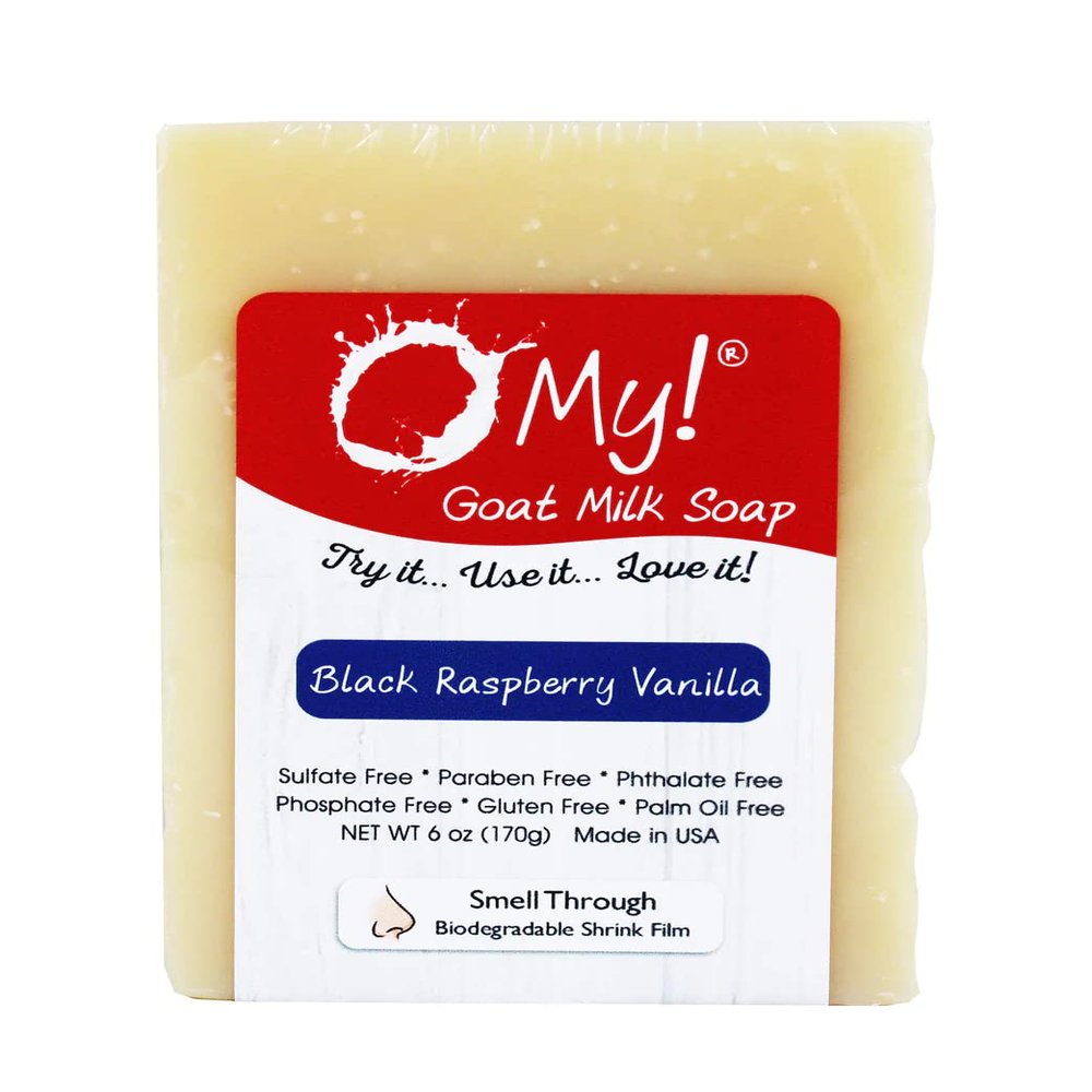 O My! Goat Milk Soap Bar 6oz | Made with Farm-Fresh Goat Milk | Free of Parabens & More | Handcrafted USA
