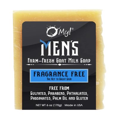 O My! Goat Milk Soap Bar 6oz | Made with Farm-Fresh Goat Milk | Free of Parabens & More | Handcrafted USA