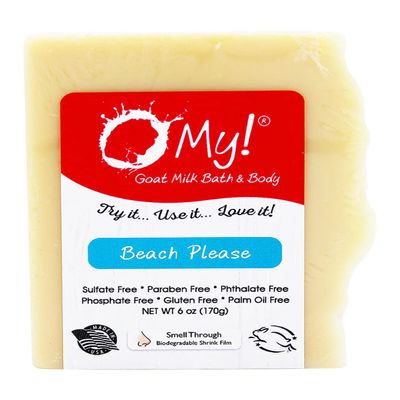 O My! Goat Milk Soap Bar 6oz | Made with Farm-Fresh Goat Milk | Free of Parabens & More | Handcrafted USA