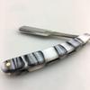 minkissy Vintage Style Metal Shaving Razor Manual Razor for Men Beard Sideburns Barber Shop Use view 2