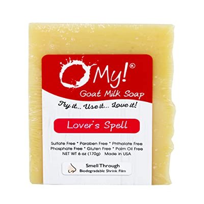 O My! Goat Milk Soap Bar 6oz | Made with Farm-Fresh Goat Milk | Free of Parabens & More | Handcrafted USA