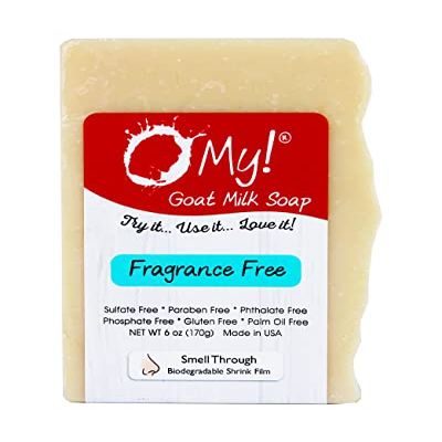 O My! Goat Milk Soap Bar 6oz | Made with Farm-Fresh Goat Milk | Free of Parabens & More | Handcrafted USA