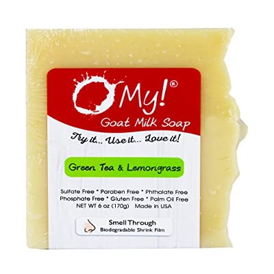O My! Goat Milk Soap Bar 6oz | Made with Farm-Fresh Goat Milk | Free of Parabens & More | Handcrafted USA