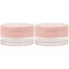 FRCOLOR 2pcs Elastic Plastic Makeup Containers for Travel Powder Puff Case Mirror Portable Powder Holder view 1