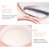 FRCOLOR 2pcs Elastic Plastic Makeup Containers for Travel Powder Puff Case Mirror Portable Powder Holder view 4