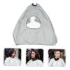 OSALADI Hair Cutting Cape Viewing Window Barber Cape for Hair Salon and Home Use Wrinkle and Static Gown and Cutting Grey view 2