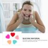 5pcs Kinds Multipurpose with Scrubbers Hair for Manual Cleansing Spa Shaped Shampoo ' Face Cleaning Scalp Silicone of Bathing Scrubber Supplies Double-Sided Tools view 4
