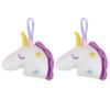 minkissy 2pcs Unicorn Bath Sponge Cartoon Exfoliating Shower Ball for Gentle Cleansing Skin-Friendly White Mesh Shower Puff for Boys and Girls and Adults Fun Bath Accessories view 1