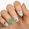 MOYOU LONDON Semi Cured Gel Nail Strips - 20 Pcs. Waterproof Gel Nail Wraps, Cures in Sunlight or UV/LED Lamp, Lasts Up to 2+ Weeks, Stretchable, Easy to Apply & Remove, Vegan & Cruelty-Free view 2