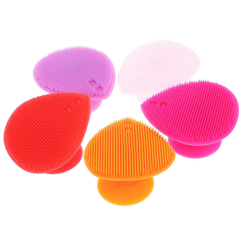 minkissy 15pcs Heart Shaped Silicone Massage Brush Multifunctional Bath Shampoo Brush for Boys and Girls Ergonomic Design for Scalp Care Circulation Soft Silicone for Safe Skin Use