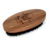 Menesia Black Walnut Wood Boar Bristle Hair Beard Brush for Men, Pocket Travel Men's Wooden Small Soft Beard Brush (Black Walnut) view 1
