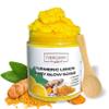 TURMERIC BODY SCRUB Brightening Scrub Sugar Scrub Turmeric Body Exfoliant Scrub For Dark Spots (Lemon) view 1