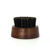 Menesia Small and Round Beard Brush, Pocket Travel Men's Wooden Boar Bristle Hair Beard Mustache Brush for Men (Skull) view 4